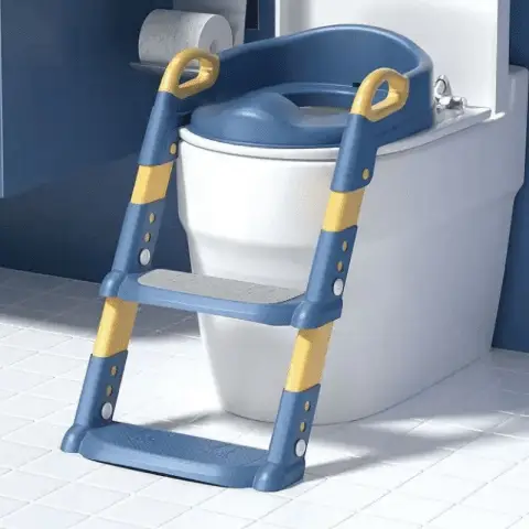 Potty Training Toilet Seat  Step Stool Ladder Chair for Child blue Children's Toilet Children's Toilet