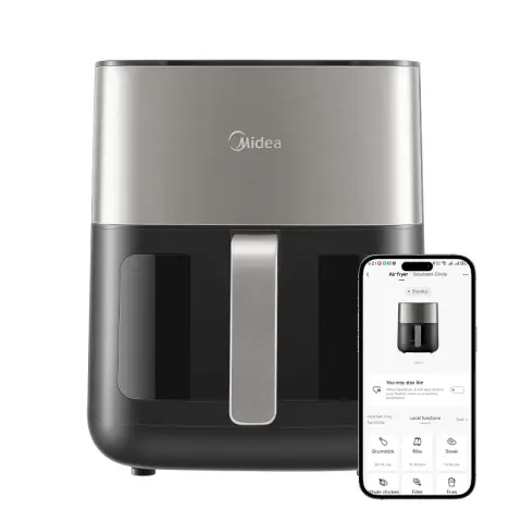Midea Air Fryer MF-CY65E 6.2L Easy-view Window