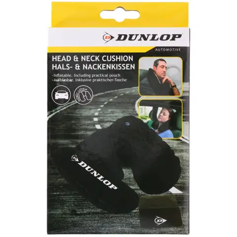 Dunlop Vehicle Kissen Kopf&Nacken PVC schwarz