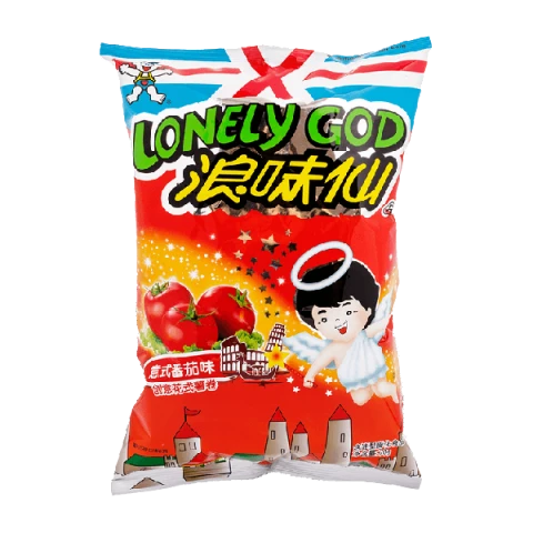 WANT WANT POTATO TWIST TOMATO FLAVOUR 70g 旺旺浪味仙番茄味 70g