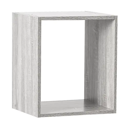Étagère en bois à 1 compartiment Mix Grey