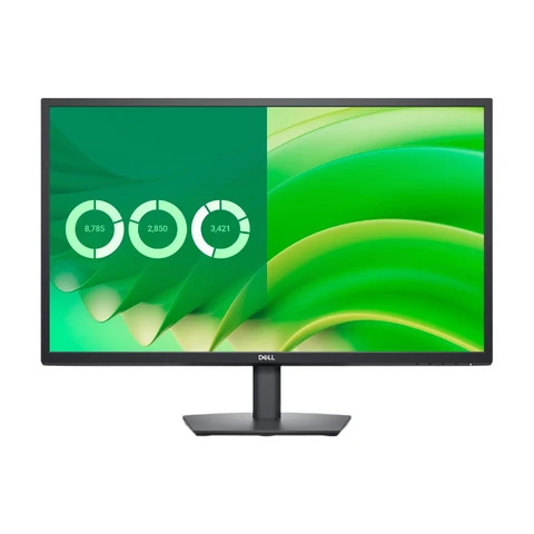 DELL E2725H 27Inch FHD LED Monitor, 1920 x 1080 Resolution - 16.7 Million Colours - 300cd/m² - 5Ms - VGA - DisplayPort