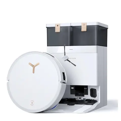 Ecovacs DEEBOT T50 MAX PRO OMNI Aspirateur robot laveur avec station de vidage automatique - Blanc