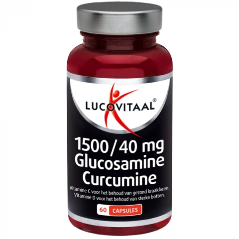 Lucovitaal Glucosamine + Curcumin Joint & Bone Health 60 Capsules