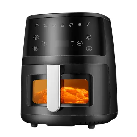 Royalstar Airfryer 5L Easy View Smart Digitaal Touchscreen Zwart 5 L Eenvoudig Bekijken