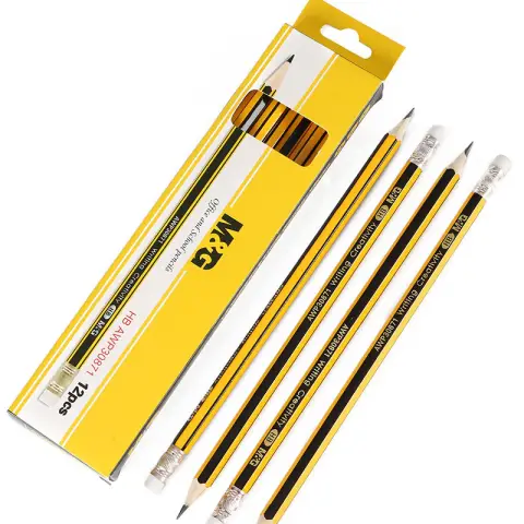 M&G Pencil with eraser Hexagon HB