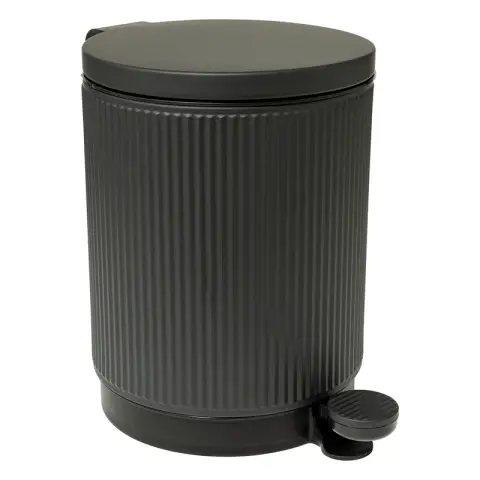 Poubelle à fermeture amortie Ardoise Onyx 5L