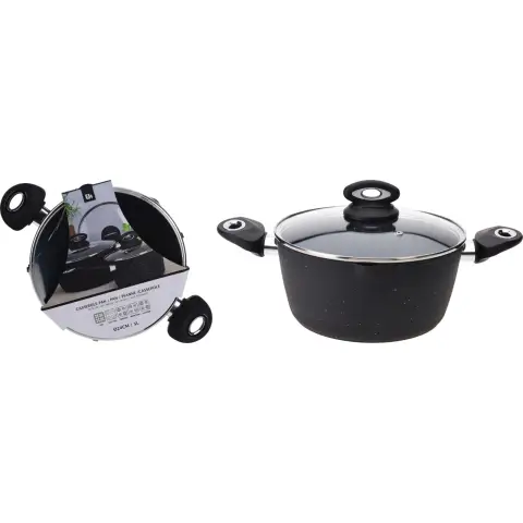 Casserole Dia 24cm Forged Aluminium