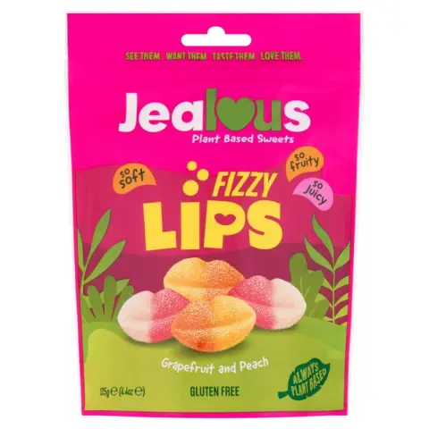 Jealous Sweets Fizzy Lips Share Bag 125g