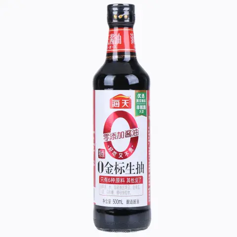 HD 0 Golden Label Light Soy Sauce 500ml 海天0金標生抽500ml
