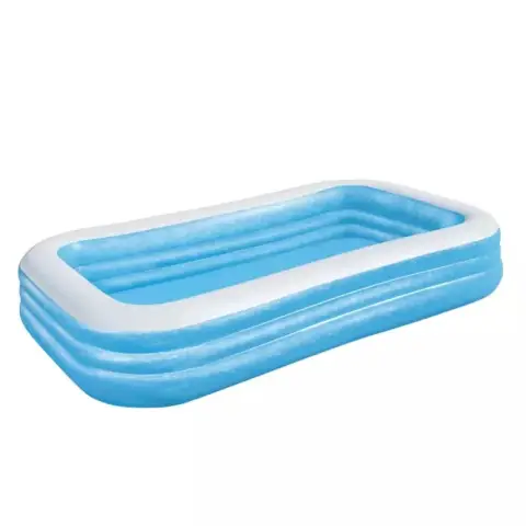 Bestway Piscine Familiale Carrée Bleu Clair 305x183x56cm