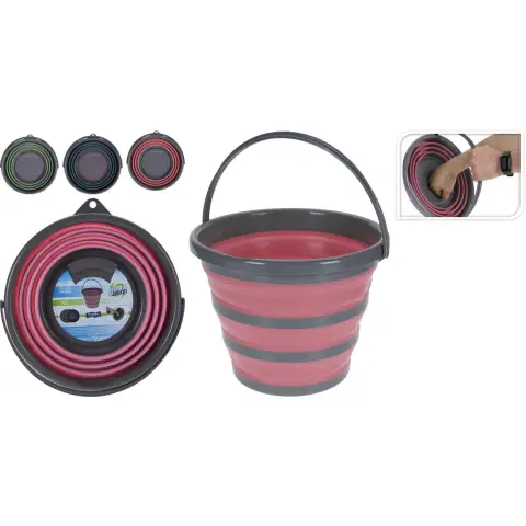 Faltbarer Eimer für Outdoor-Camping und Picknick, 10 l