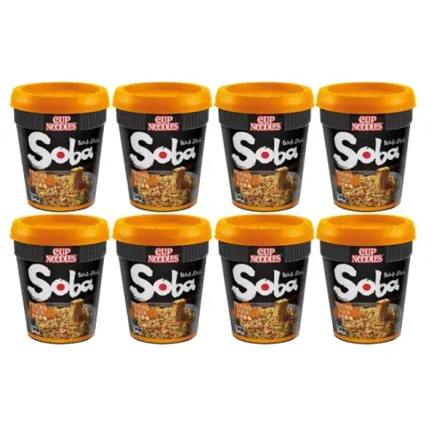 Nissin Soba Cup Noodle Peking-Ente, 8x87g