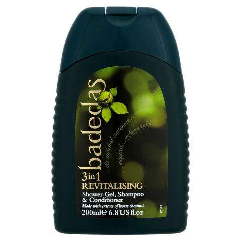 Badedas 3 in 1 Shower Gel, Shampoo and Conditioner Revitalising 200 ml