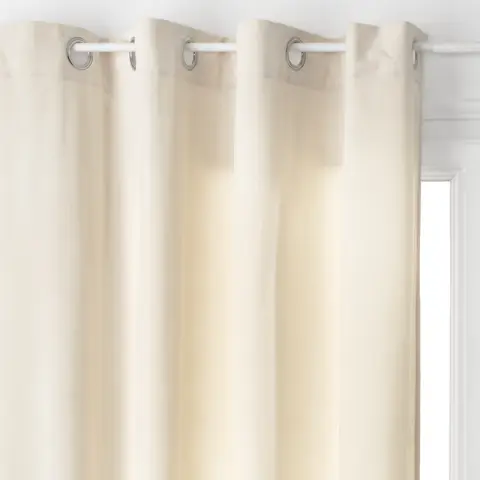 Lilou Ivory Curtain 140x260cm Ivory