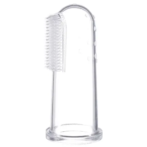 Brosse à dents en silicone style doigt pour animaux