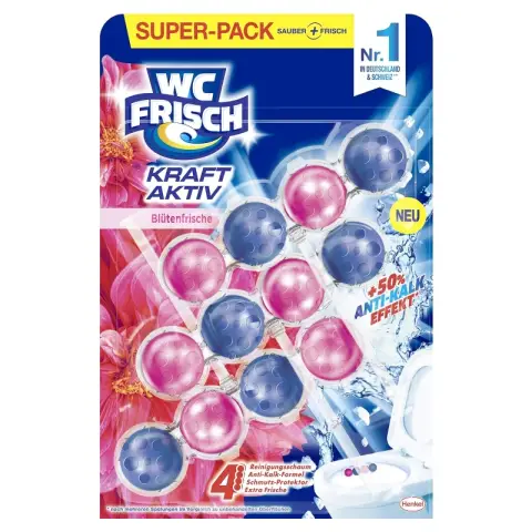 WC Frisch Kraft-Aktiv Duftspüler Blüten-Frische