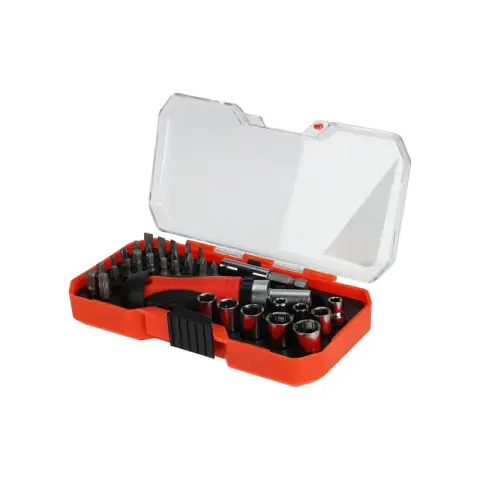 FX Tools Relaxwonen - Jeu de tournevis à cliquet avec embouts et douilles - 36 pièces