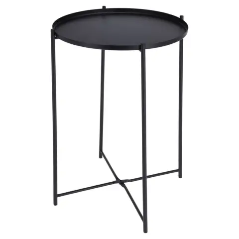 ProGarden Side Table Round - 35x47 cm - Black