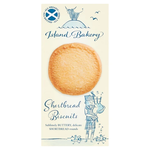 Island Bakery Organic Shortbread 25g