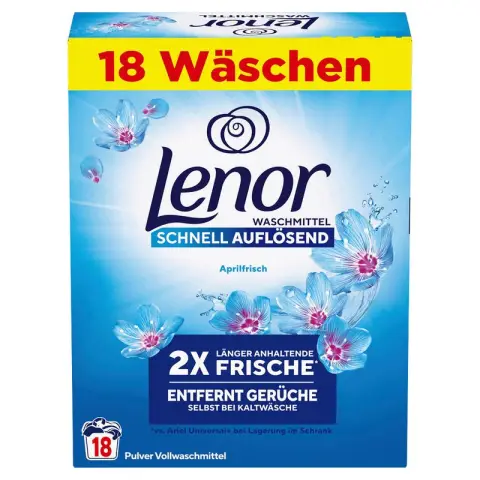 Lenor Waschmittel Pulver Aprilfrisch 18WL - 0,99kg KGB 18 WL