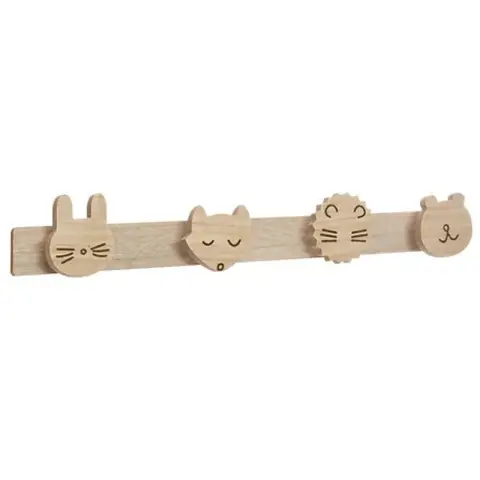 HOLZHAKEN MIT TIERKOPF