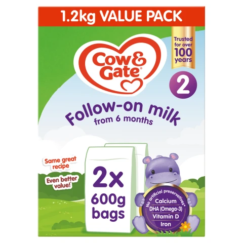 Cow & Gate Follow On Milk 2x600g