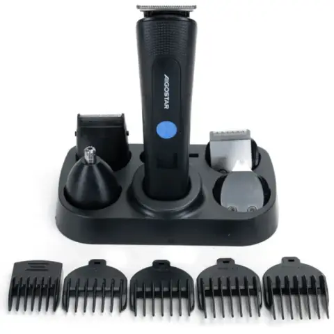 Aigostar Haarschneider-Set mit Digitalanzeige 5 in 1 (offline) VDE/Lila