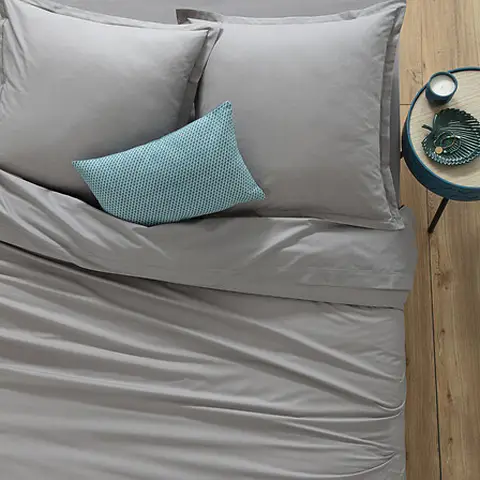 5Five Housse de Couette 1 Personne - Gris - 140 x 200 c