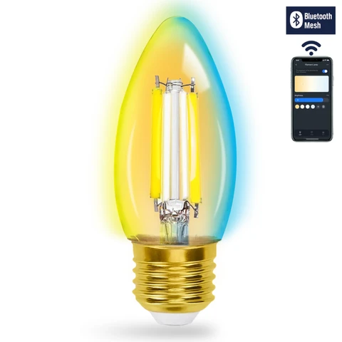Aigostar Bluetooth Mesh Smart Filamentlamp C35 4,5W CCT