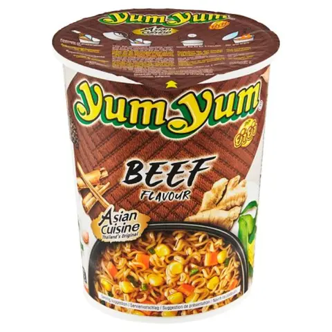 Yum Yum Instant-Nudeln Cup Rindfleisch 70g