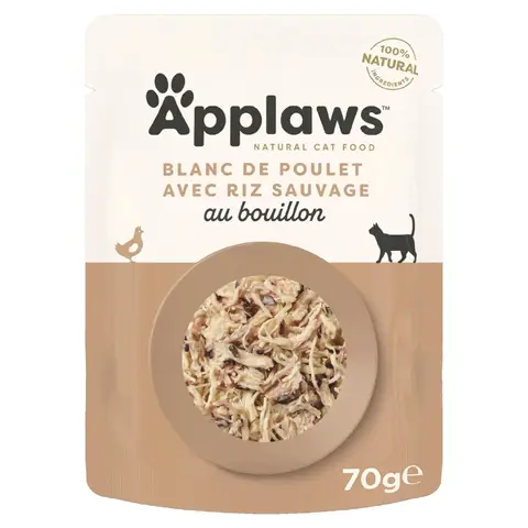 Applaws - Nassfutter für Katzen 70 g Beutel - Huhn und Wildreis