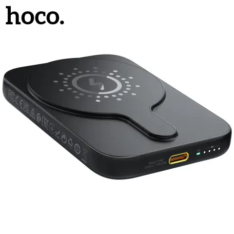 HOCO J117 Esteem 5000mAh Power Bank - Magnetic - Black