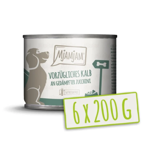 MjAMjAM - Kalfsvlees met courgette 200g*6