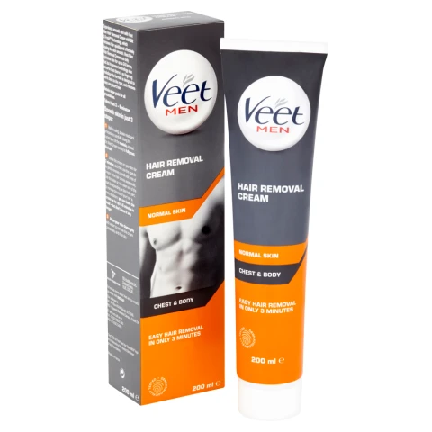 Veet Men Hair Removal Cream Normal Skin Chest and Body 200ml