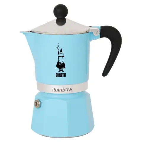 Bialetti Moka Express Rainbow Mocha Pot Kaffeekanne - Für gasflamme/elektrischen ofen - Zur Zubereitung