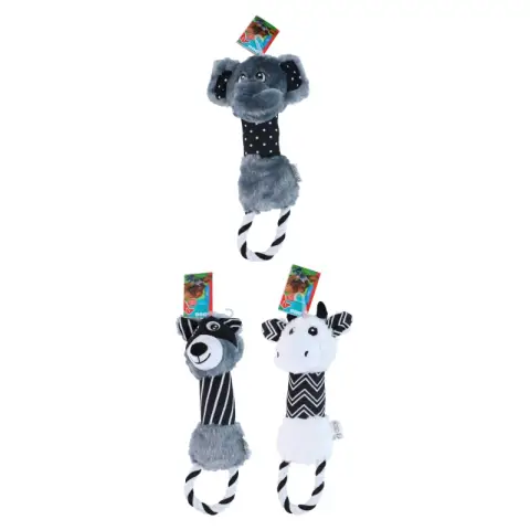 Hundespielzeug mit Seil Tier 3as