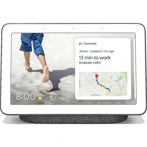 Google Nest Hub 2nd Gen. - Smart-Display Charcoal Nest Hub