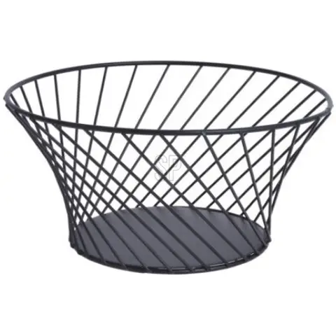 Fruit Basket Steel Black