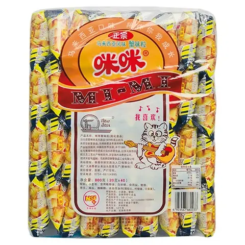Mi-Mi Crab Flavoured  Snacks 40x20g