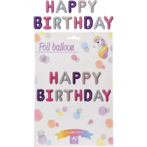 Folienballon „ZUM GEBURTSTAG“