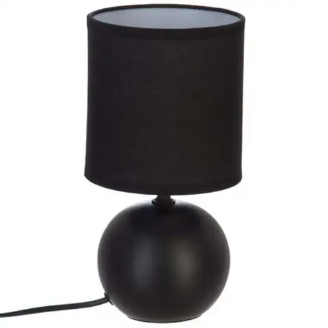 Lampe Boule Timéo - Hauteur 25 cm - Noir