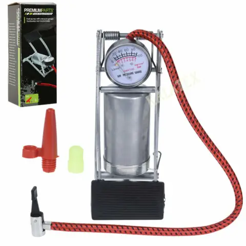 Koopman Fußpumpe mit Manometer