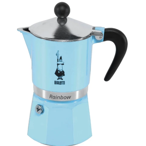 Bialetti RAINBOW 3-kops Lichtblauw