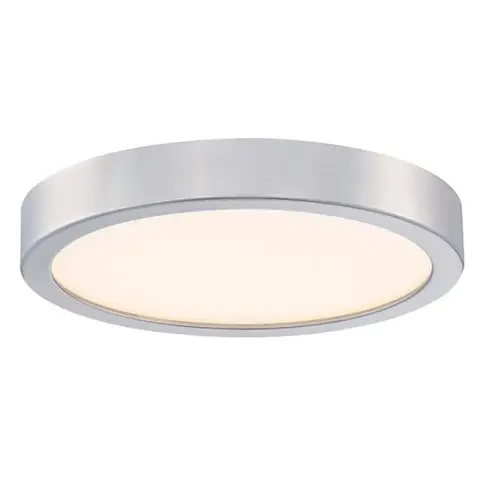 Westinghouse FLAT - LED Plafondlamp - 18W Geïntegreerde LED Warm Wit 3000K Nikkel Geborsteld 21cm 18W