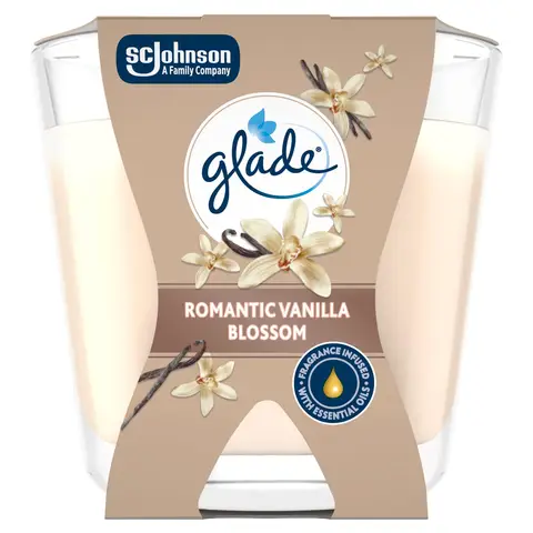 Glade Decor Duftkerze Romantic Vanilla Blossom 70 g
