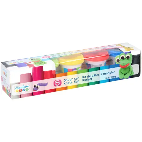Toy Creative Kids Modelliermasse-Set 5X140g