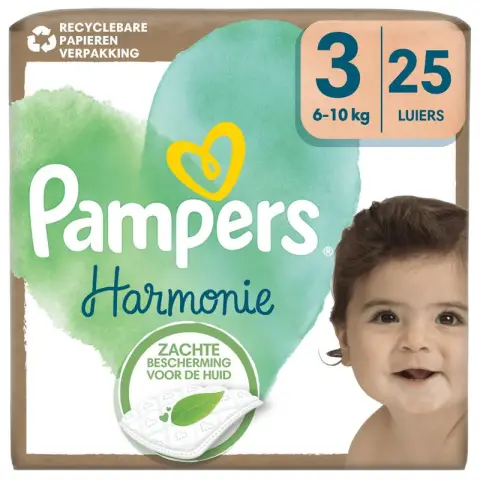 Pampers Harmonie Diapers Size 3 Diapers 6kg-10kg 25 pcs S3