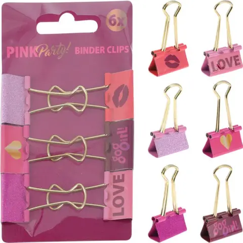 Binder Clip - 25mm - Set of 6 Pieces