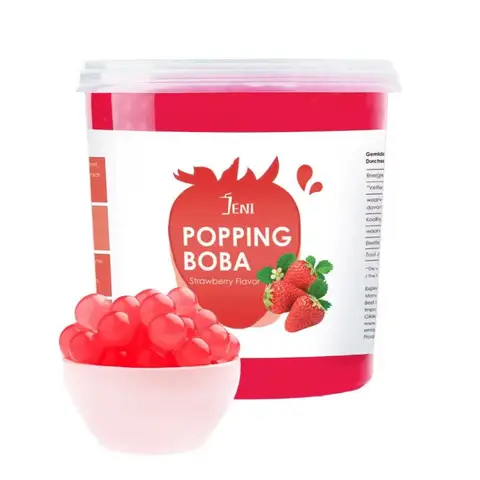 JENI Popping Boba Erdbeergeschmack 3,4 kg (Gewerbeverpackung)